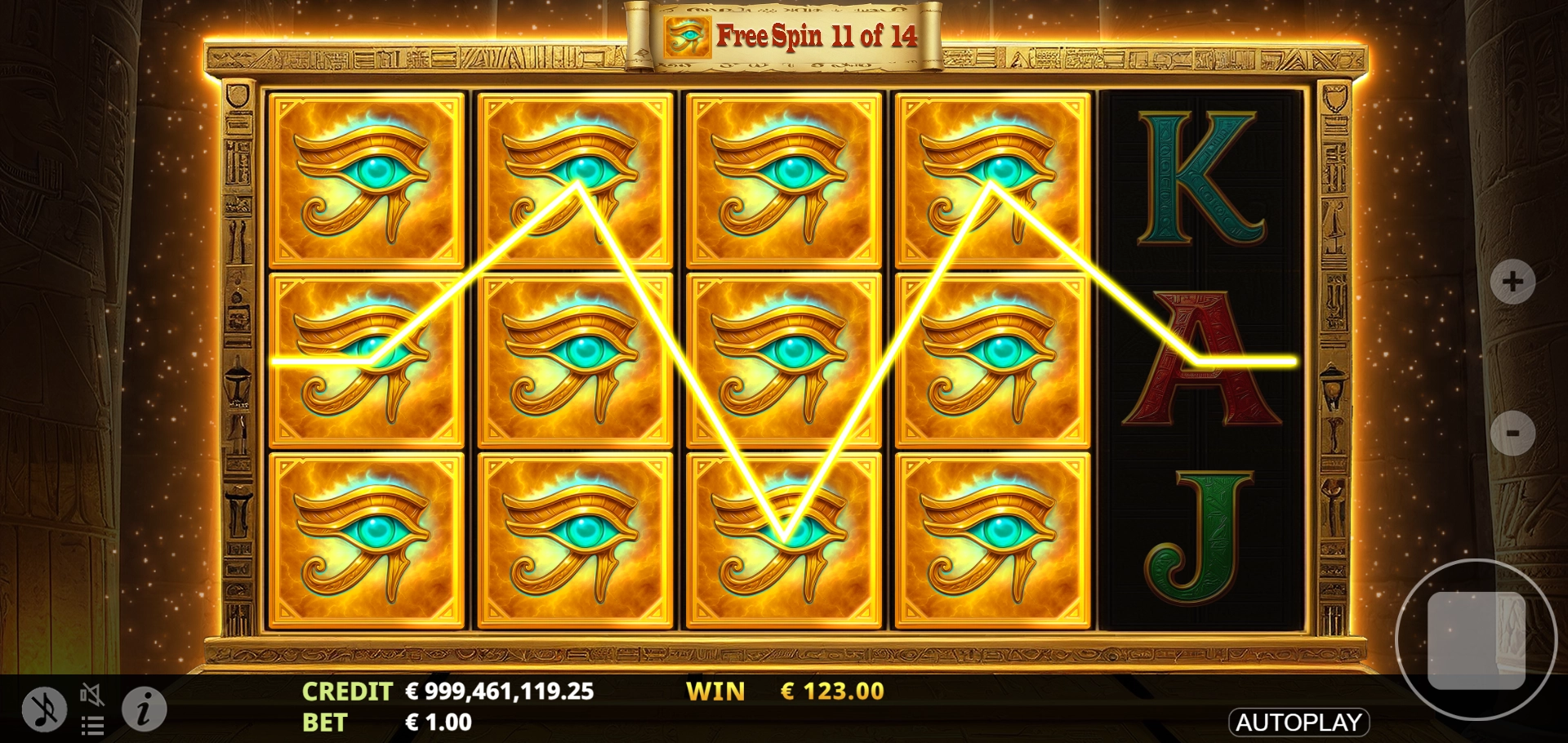 Instant Bonus Feature screen for Book of Aswan