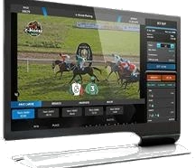 e-Horse Racing streaming to a shop monitor