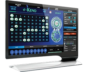 e-Keno streaming to a shop monitor